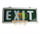Đèn thoát hiểm EXIT hình chữ nhật màu xanh lá Trung Quốc